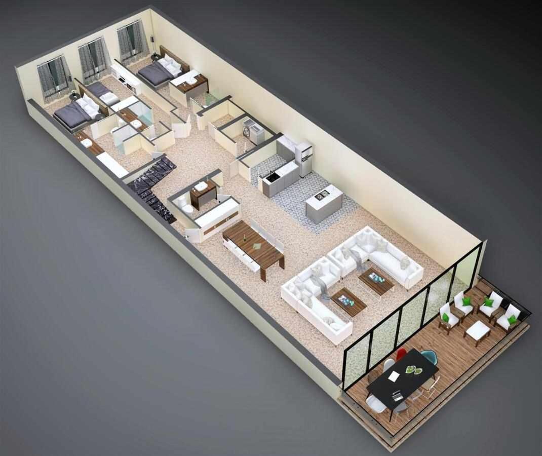 Beachfront Es Turo Appartement